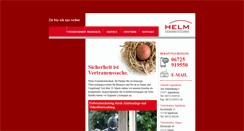 Desktop Screenshot of helm-sicherheitstechnik.de